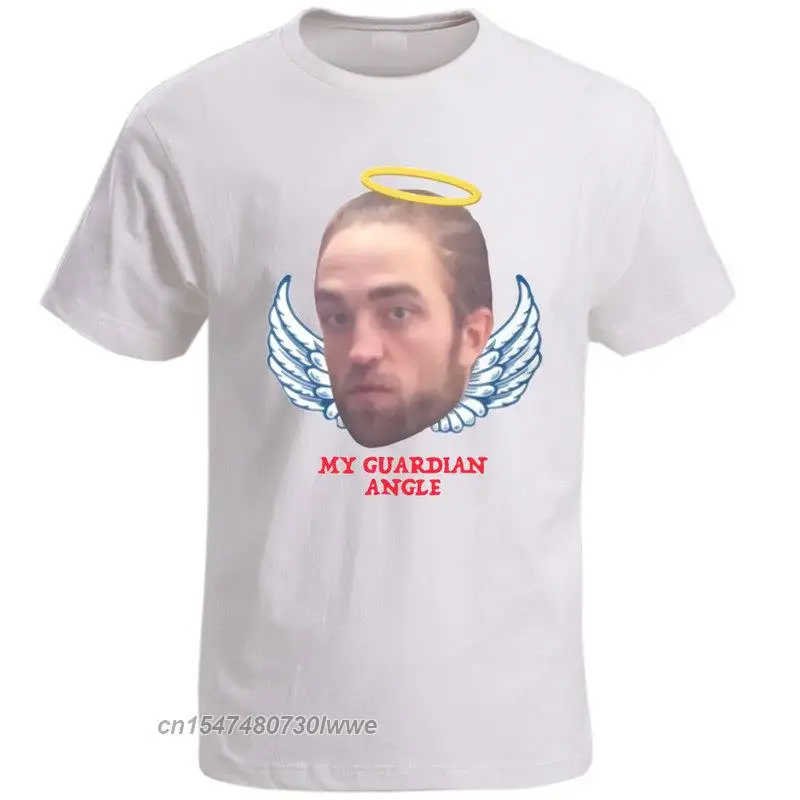 Robert Pattinson Is My Guardian Angel T Shirt Cotton Edward Cullen Cursed Robert Pattinson Robert Pattinson Guardian