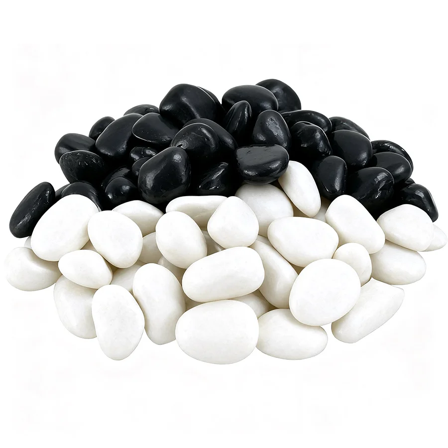 300g Polished Natural Pebbles, 2-3cm Decorative River Stones for Aquarium, Vase & Garden Landscape DDJ