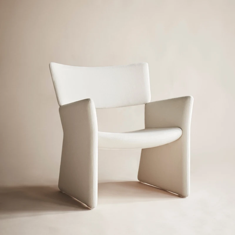 

Luxury Nordic Design Minimalist Hotel Dining Room Furniture Comfy Backrest Accent Chair