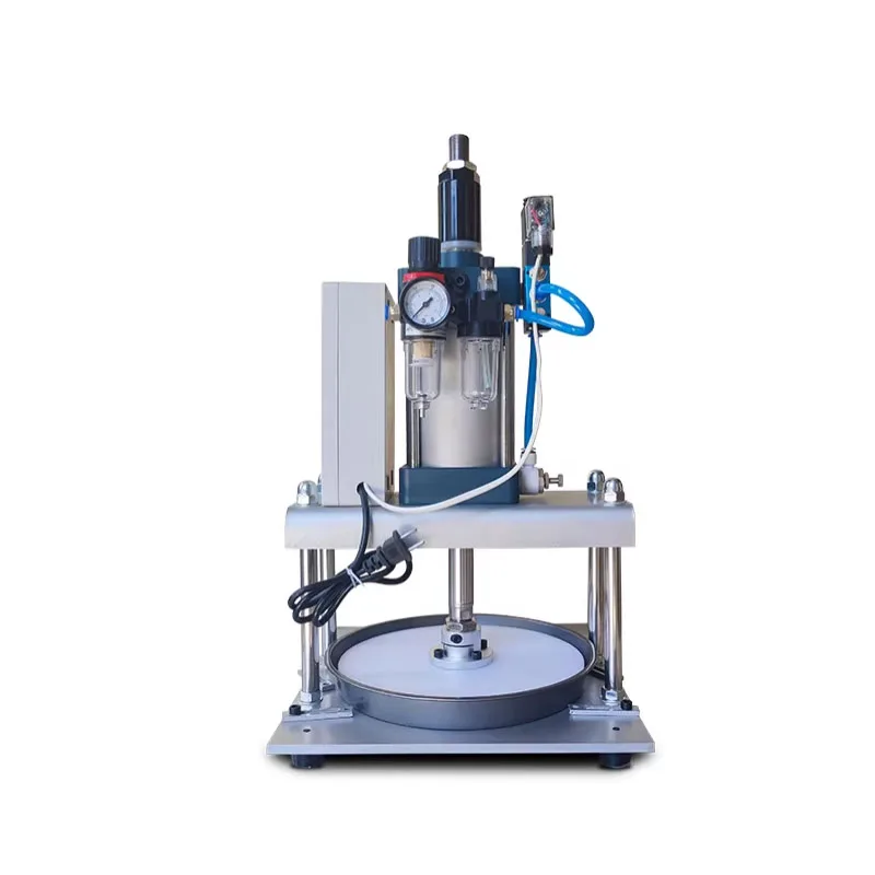 22/25/30cm Pneumatic Pizza Dough Pressing Machine Pizza Dough Flattening Press Machine Multifunctional Pita Bread Presser Machin