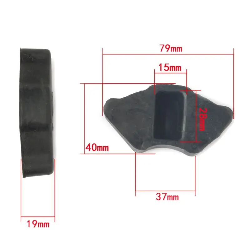 #85E (Black)4Pcs Motorcycle Rear Hub Wheel Cushioning Rubber Cush Damper Spare,Automotive Parts & Accessories