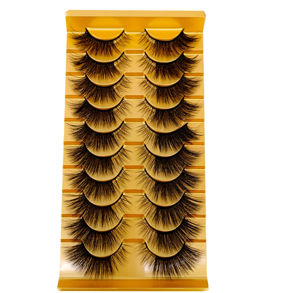 38 Stile 10 Paar Natürliche Lange 3D Nerz Falsche Wimpern Make-up-Set Nerz-Wimpernverlängerung Kurze Wimpern – Detail 31