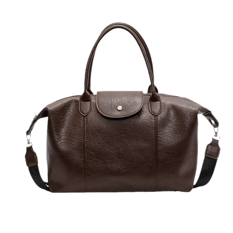 

Женская сумка большой вместимости, новинка 2025 года, повседневная универсальная ручная сумка через плечо для пожилых людей, диагональные сумки для пельменей