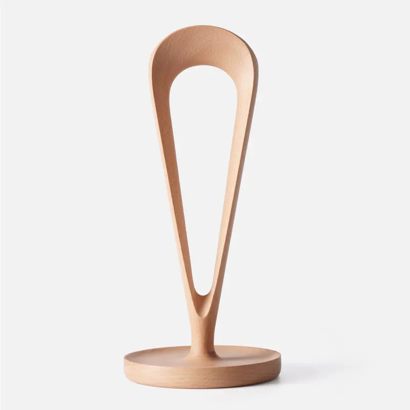 

Walnut Wood Headphone Stand Universal Over-Ear Headphones Base Gaming Headsets Display & Organizer Modern Desk Storage Rack