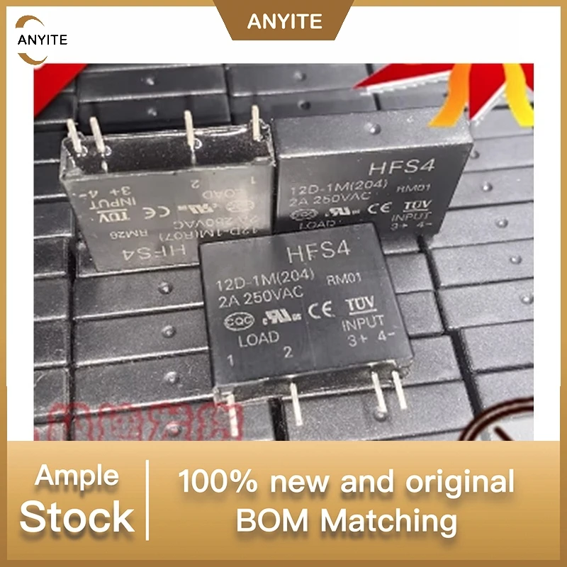 10 Piezas/Lote HFS4-12D-1M DC12V HFS4 12D-1M 2A 4PIN