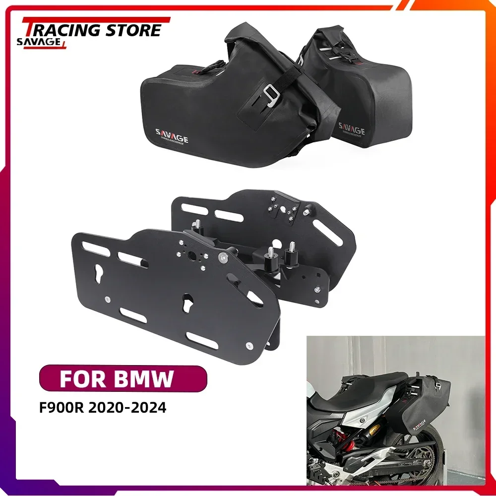 Portaequipajes para motocicleta F900, protector de bolsa lateral, soporte de montaje para BMW F900R, soporte para aparador F 900R, alforja, soporte para caja lateral