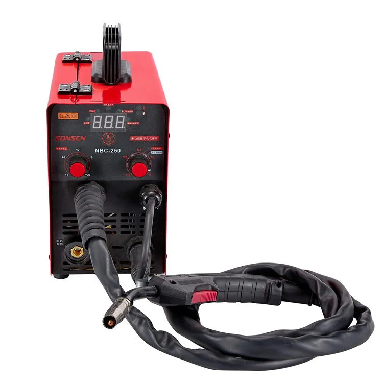 maquina de soldar portatil 3 in 1 MIG/MAG/MMA IGBT inverter Gasless welding machine