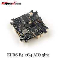 Happymodel ELRS F4 2G4 AIO 5in1 Flight Controller built-in SPI 2.4GHz ELRS Receiver for Toothpick Freestyle FPV Racing Drone