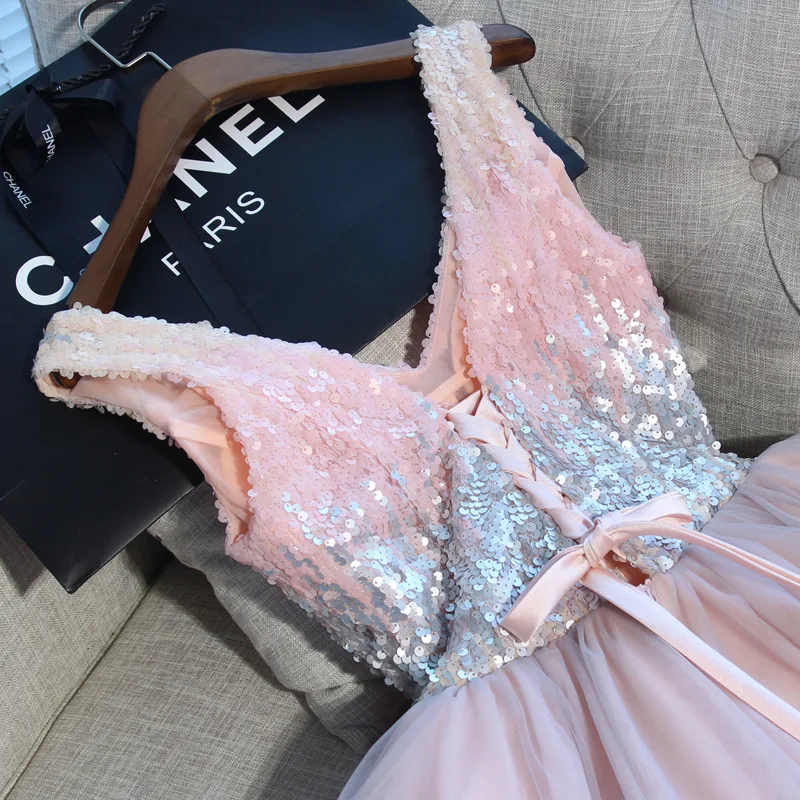カスタマイズされたショートカクテルパーティードレス,女の子の卒業ドレス,甘い思い出,カラフルなスパンコールメッシュチュール,ウエディングドレス,f2122,2025