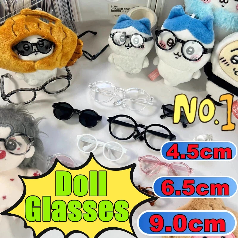 

Новые модные кукольные очки 4,5/6,5/9 см для 1/3 1/6 1/8 60 см BJD Blyth кукла плюшевые игрушки солнцезащитные очки DIY аксессуары одеваются игрушки подарок