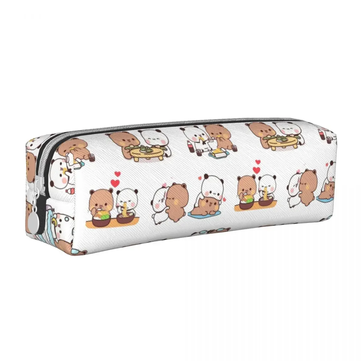 

Peach And Goma Mochi Cat Pencil Case Cute Pen Holder Bag Girl Boy Large Storage School Supplies Gifts Pencilcases