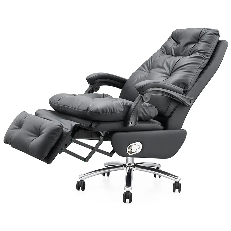 Modern business big size electric automatic luxutry comfortable leather high back adjustable executive boss office chair