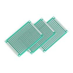 2pcs 4*6cm Double-sided Spray Tin Hole Board Perforated Board PCB Board Universal Circuit Board Experimental Test For Arduino
