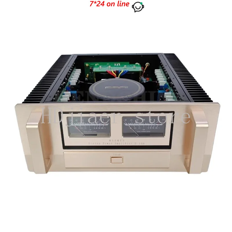 

HIFI Amplifier YU-05 MUSMYS Clone Study Acceleration E-406 Class AB 320W/4ohm 180W/8ohm Fully Balanced Amplify SNR 120dB