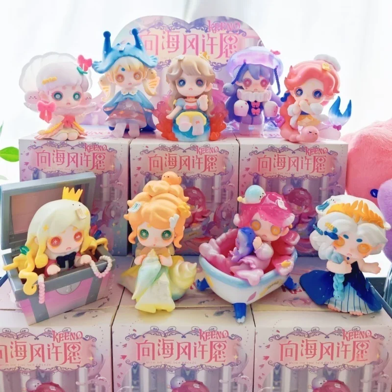 

Ouo Gravitation X Keeno New Blind Box Third Generation Make A Wish To Sea Breeze Series Pvc Abs Desktop Ornament Cute Gift