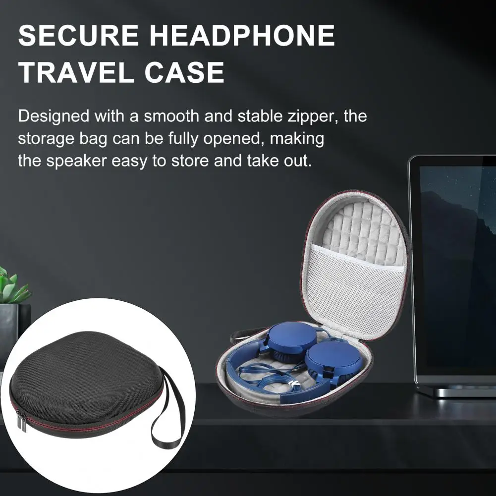 Estuche rígido para auriculares Jbl Mdr-xb550/mdr-xb650bt/b, estuche de transporte con bolsillo de malla, compatible con Bluetooth, a prueba de golpes