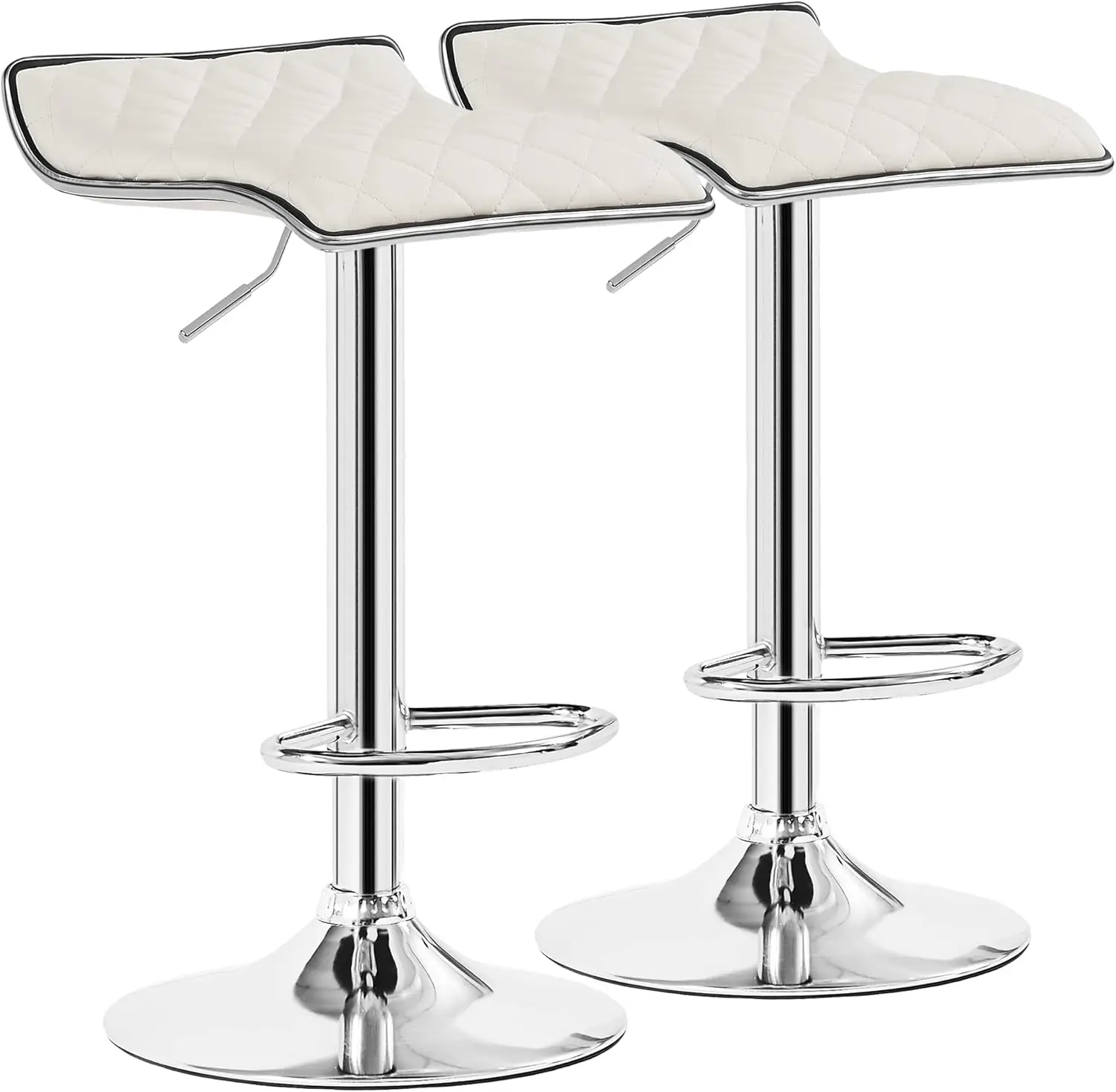 

Adjustable Bar Stools Set Of 2, Bar Height Stools For Kitchen Counter