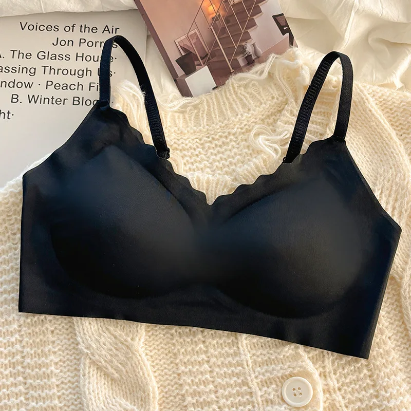 1 قطعة ملابس داخلية رياضية للمراهقين فتاة سلس الملابس الداخلية طالب التدريب الصدرية الفتيات لينة الجلد ودية تنفس مكافحة ترهل حمالات الصدر #3