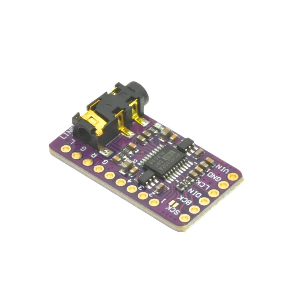 Interface I2S PCM5102A DAC Decoder GY-PCM5102 I2S Player Module For Raspberry Pi pHAT Format Board Digital PCM5102 Audio Board