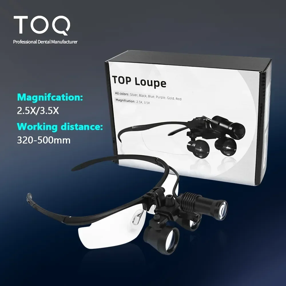 

Dental Loupes Dental Magnifier Dental Lab Medical Loupes Magnification Surgical Binocular 5W 2.5/3.5x500 Headlight Headlamp