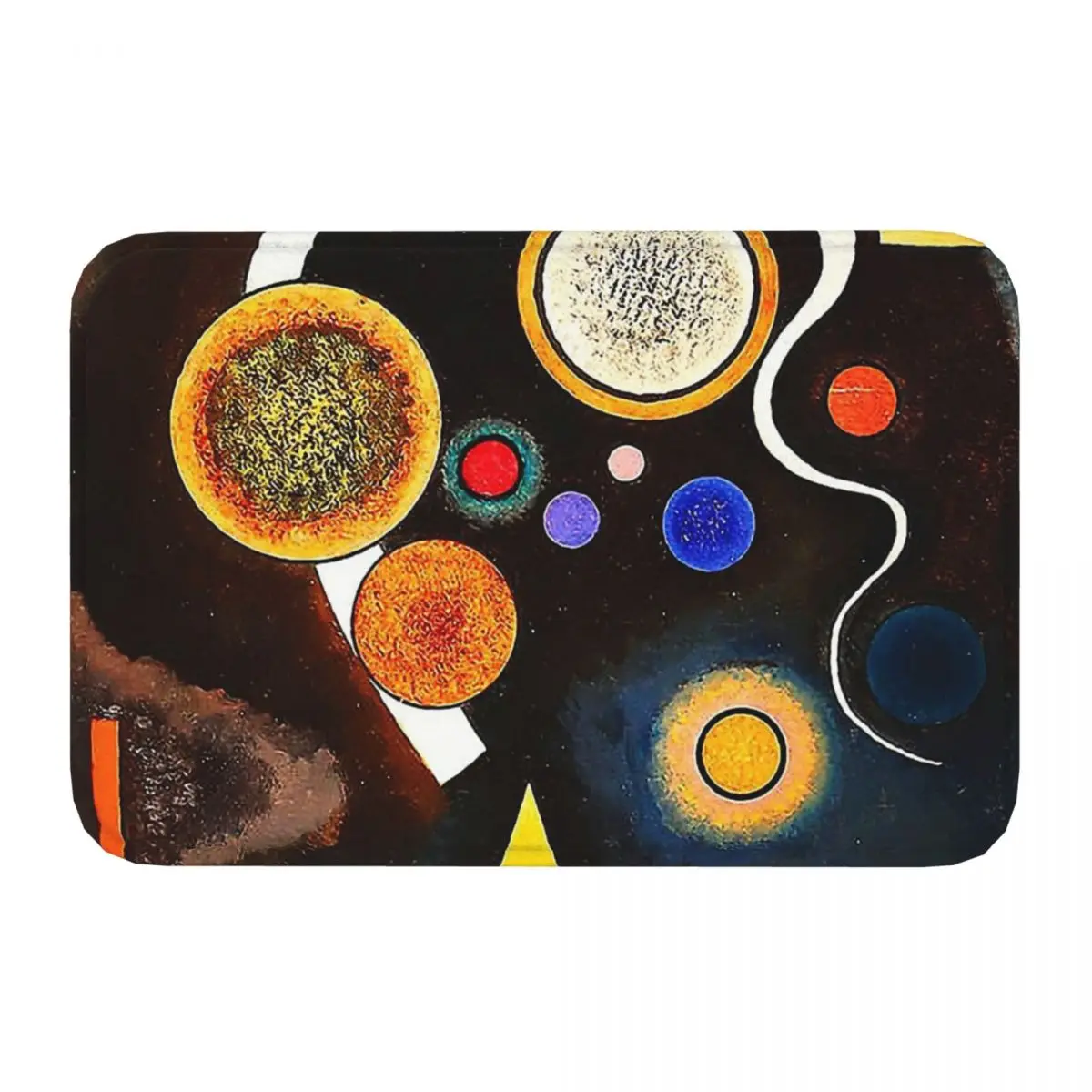 Russian Painter Non-slip Doormat Kitchen Mat Wassily Kandinsky Modern Art Hallway Carpet Welcome Rug Indoor Decor