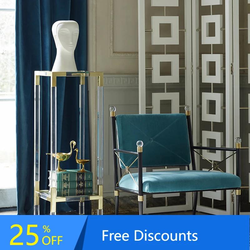 XL Soft Metal High Transparency Acrylic Flower Stand Transparent Plexiglass Living Room Sculpture Display