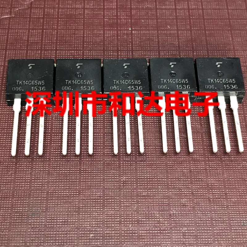 5pcs TK14C65W5 TO-262 650V 13.7A