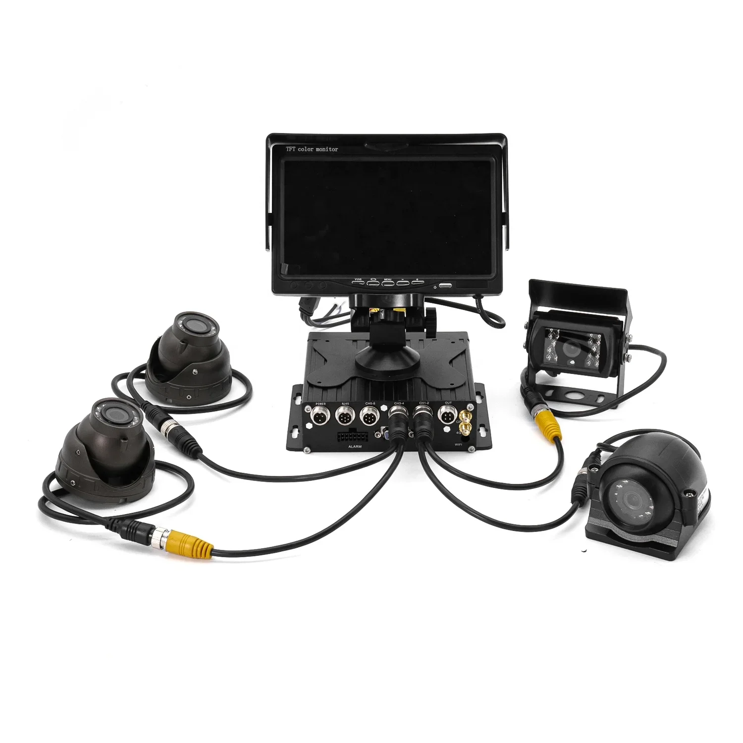 FL & OEM 4G GPS WIFI 1080P Auto Camera DVR Video Recorder Digital Video Recorder Mobile DVR For Bus Truck MDVR