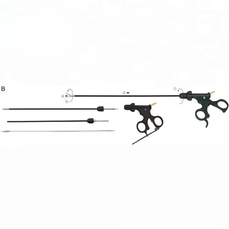 Unipolar Medical Surgery Laparoscopic Instrument 5mm Reusable Johan Grasper Forceps