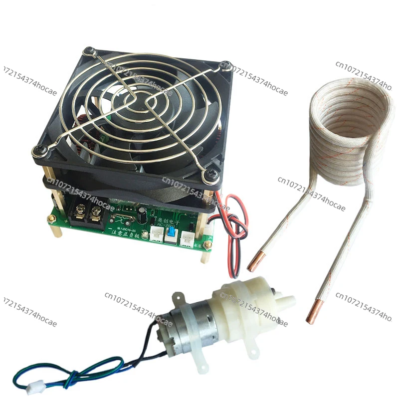 1200W 25A ZVS high frequency induction heating machine without taps zvs with short circuit protection   coil