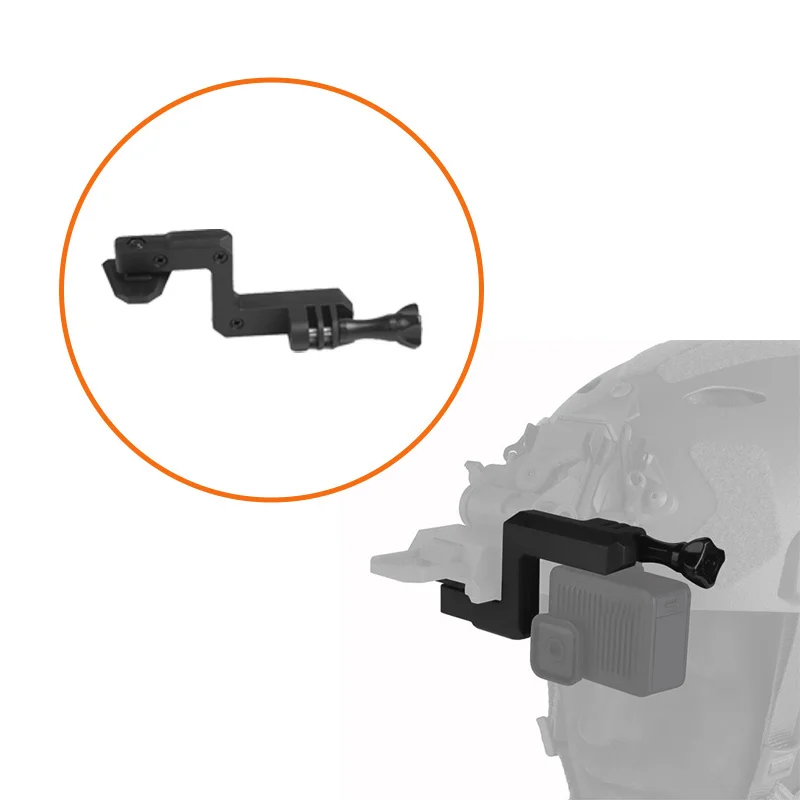 Helmet Sport camera mount,Z type Design,Compatible with Most Action Cameras On Market,for Outdoor Sport & Tactical Helmet NVG Mo