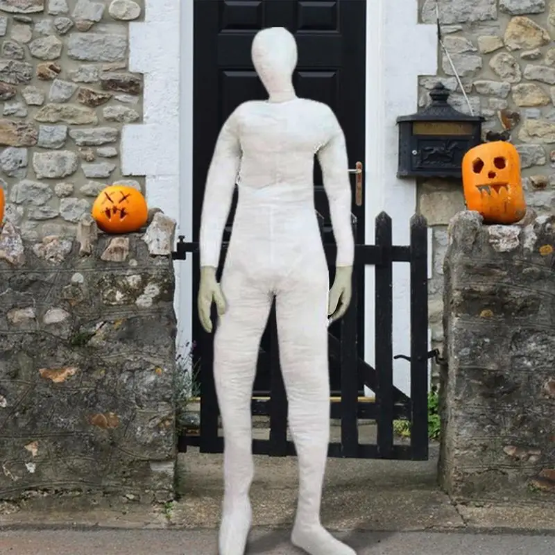 Halloween Posing Human Model Life Size Stuffed Mannequin Posable Posing Human Model Halloween Accessory for Yard Decorations