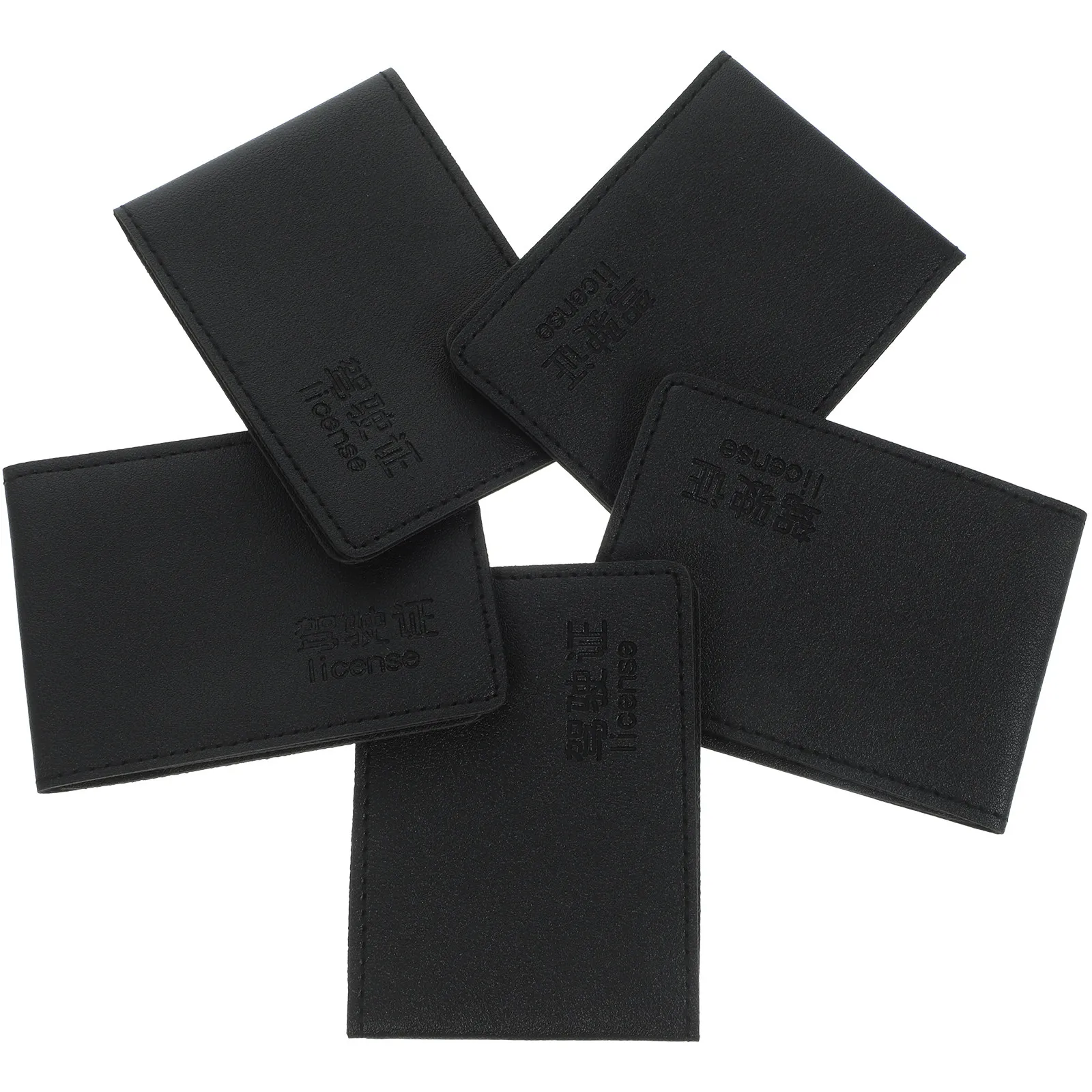 

Набор из 5 штук: Держатель для водительских прав, кредитных карт, удостоверений личности, паспортов, вместительный кошелек для мужчин, для офиса, вечеринок, повседневного использования, для автомобильных документов