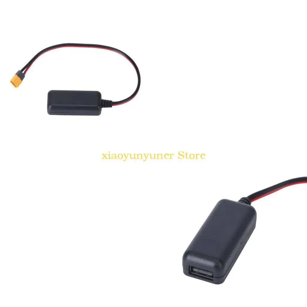 P9JB Portable Power USB Charging Converters, XT30 to USB Charging Cable 28Cm Wire