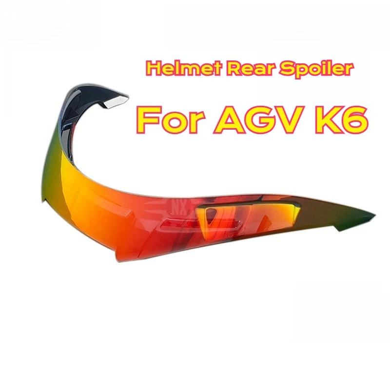 For AGV K6 Helmet Rear Spoiler Motorcycle Helmet Wing Modification Accessory Multi-color Available