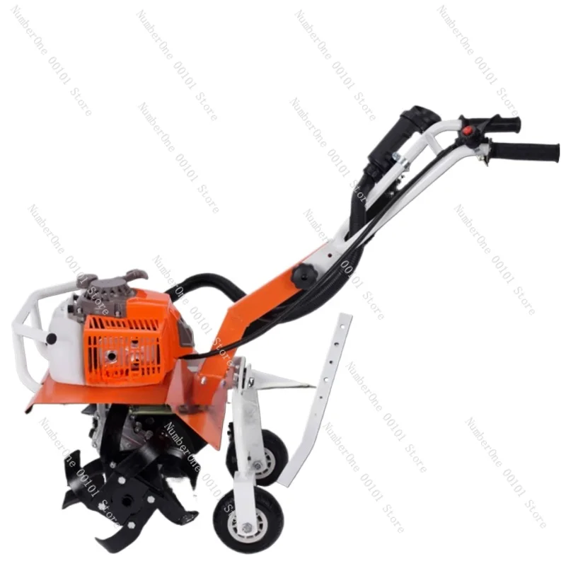 Micro Tiller Small Agricultural Gasoline Rotary Tiller Household Agricultural Gardening Tools Micro Tillage Machine 8800W 1100mL