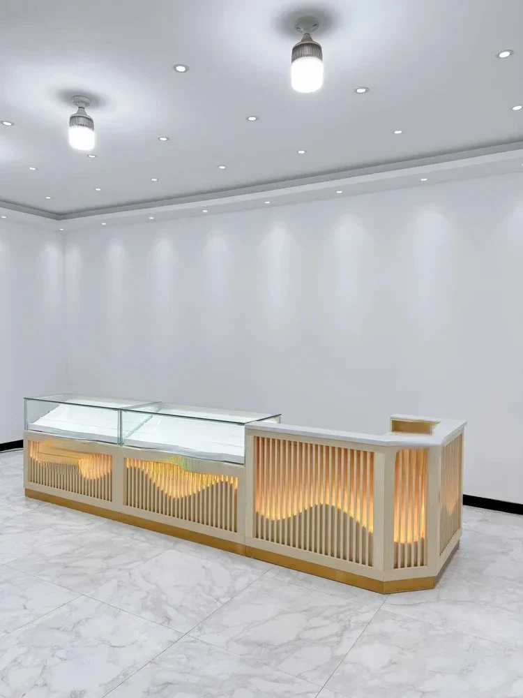 Hot SalesHigh End Solid Wood Cigarette Cabinet, Supermarket Convenience Store, Cigarette Display Rack, Cashier Combination