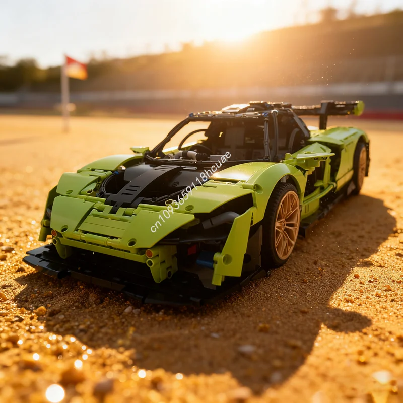 2709 قطعة MOC McLarenesd Senna B نموذج اللبنات التقنية العمارة لتقوم بها بنفسك هدية الكريسماس ألعاب إبداعية فكرة الطوب الاطفال