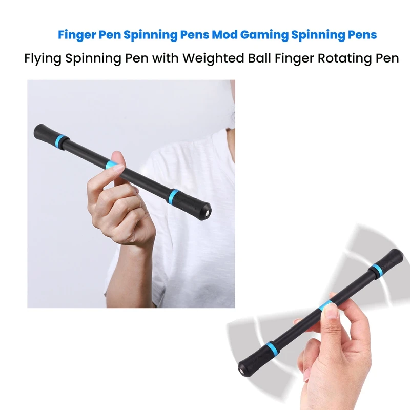 Finger Pen Pens Mod Gaming Pens Flying Pen with Weighted Ball Finger Rotating Pen D