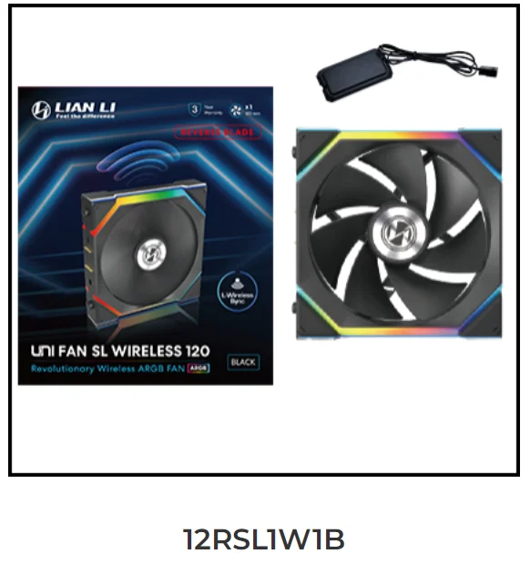 LIAN LI UNI FAN SL Wireless 120 Single Pack , Reverse Blade Triple