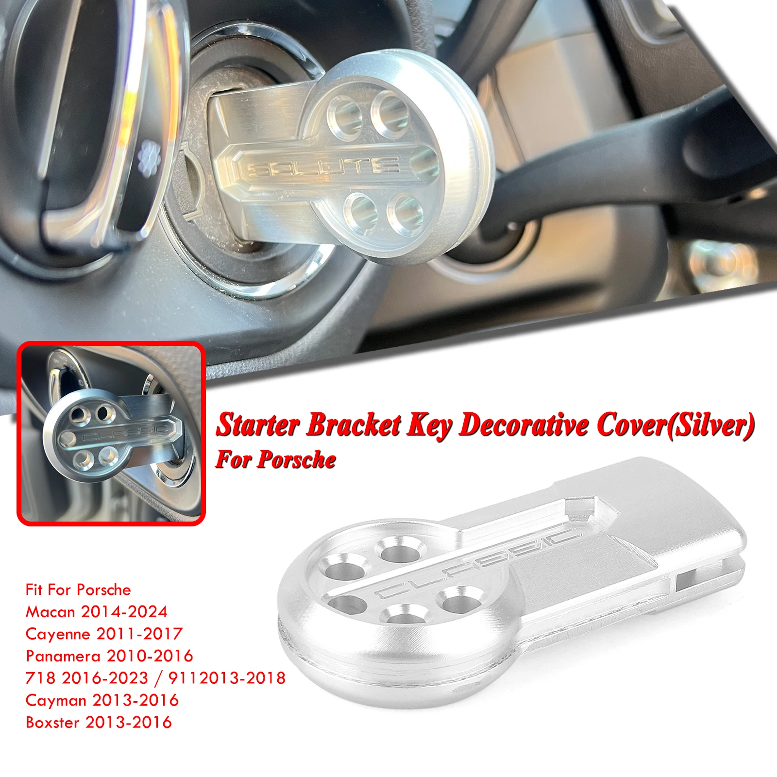 

Inside Start Key Switch Ignition Startup Bracket For Porsche Macan Cayenne Panamera 718 911 Cayman Boxster