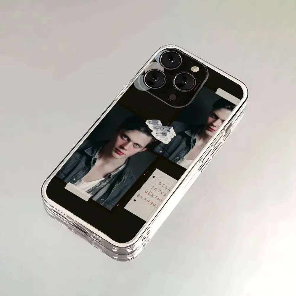 حافظة هاتف Bill Skarsgard لهاتف iPhone 6,16,15,14,13,12,11,17 Pro,Max,Plus,X,XS,XR,SE,غطاء ناعم شفاف صغير
