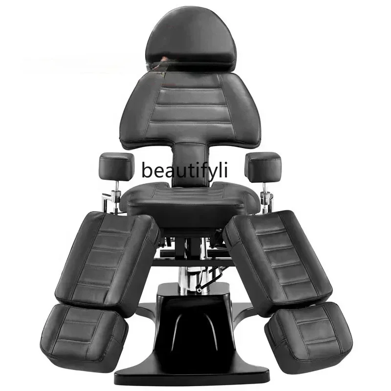 

Single split leg multi-function adjustment beauty bed hydraulic lift recliner