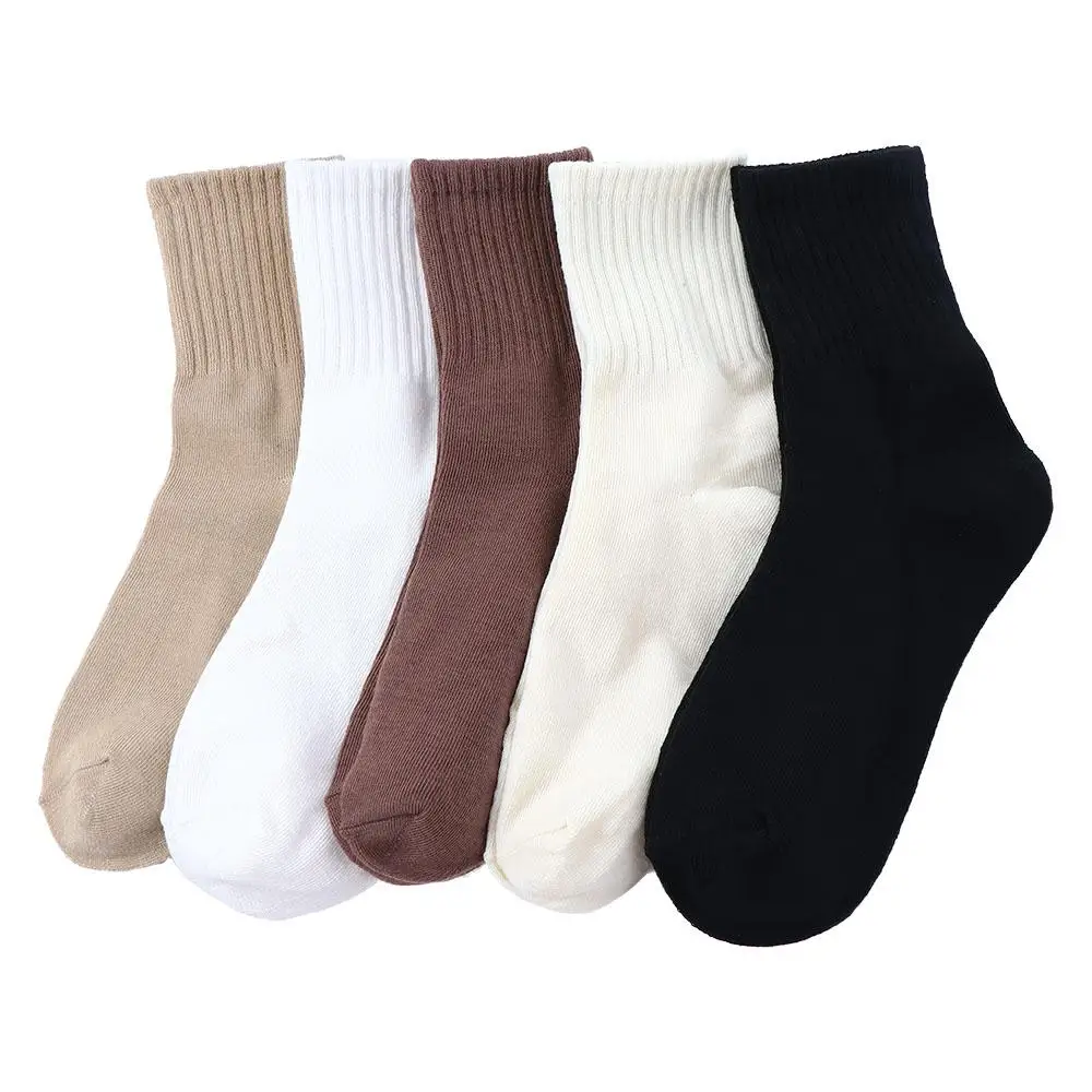 Calcetines informales dulces con personalidad, calcetines deportivos femeninos de estilo universitario, calcetines de tubo para mujer, calcetines a rayas, medias de algodón