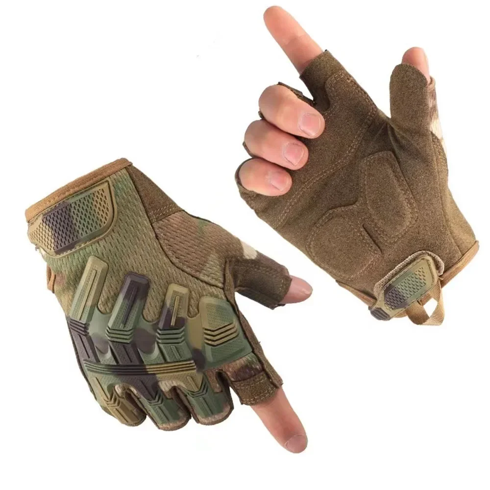 

Tactical Fingerless Gloves men Outdoor Half Fingered Gloves Airsoft Hunting Combat Riding Hiking shooting Half Fingered Glove