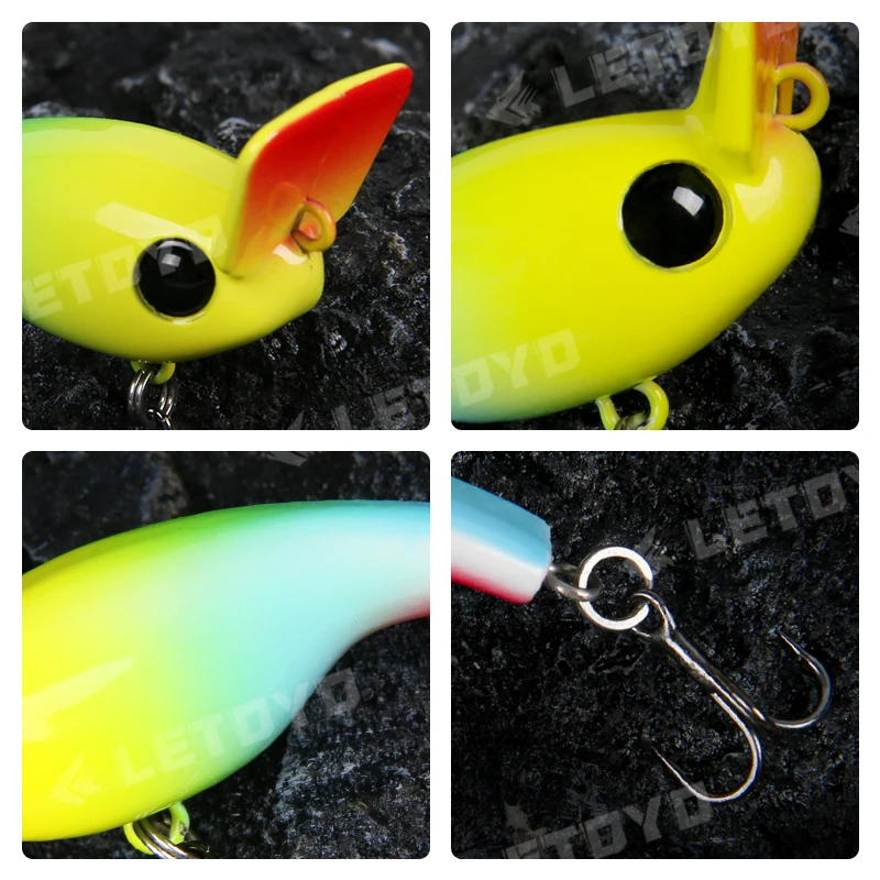 LETOYO 35mm 2.3g/50mm 7.4g Micro Minnow Fishing Lure Mini Crankbait Slow Sinking Wobblers For Trout Bass Fishing Lures