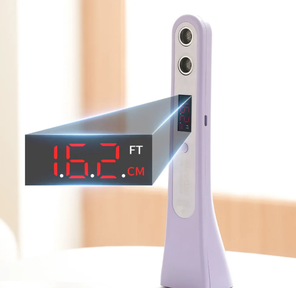 Ultrasonic Digital Height Measuring Ruler for Children Portable High Accuracy Electronic Height Measurement Device