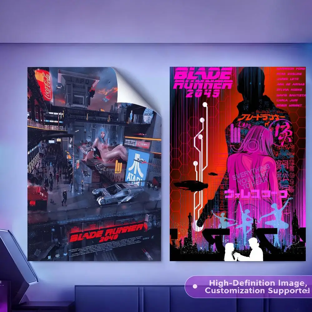 Classic Movie B-Blade Runner-S 2049 Painting Calligraphy HD Canvas Poster Crease Free Waterproof All Space Wall Decor