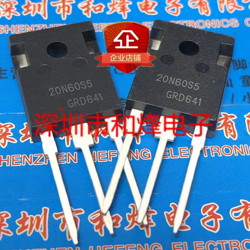 Original 5pcs/ SPW20N60S5 20N60S5  TO-247 600V 20A