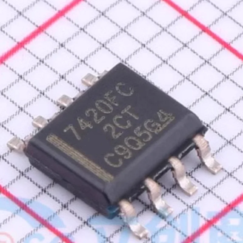 Isolators ISO7420FCCDR General Purpose Digital Isolator 2500Vrms 2 Channel 50Mbps 25kV/µs CMTI 8-SOIC (0.154